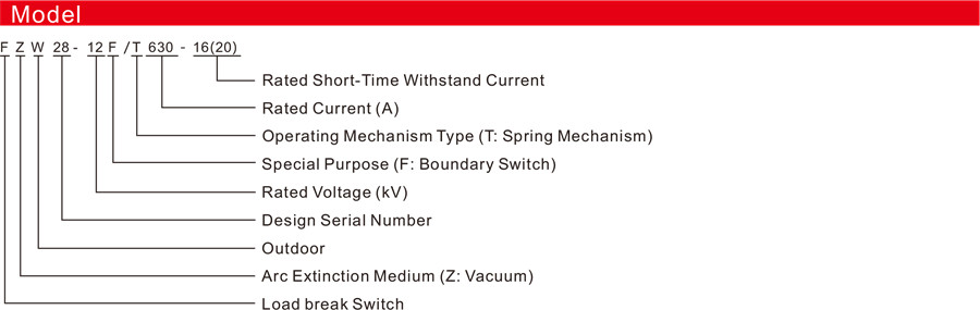 FZW28-12F Series Outdoor HV Vacuum Disconnect Load Break Switch FZW28-12F Series Outdoor HV Vacuum Disconnect Load Break Switch