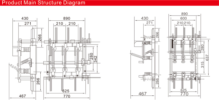 Series Indoor High-Voltage Load Break Switch-Fuse CombinationApparatus